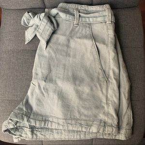 Abercrombie & Fitch high-waist tie shorts